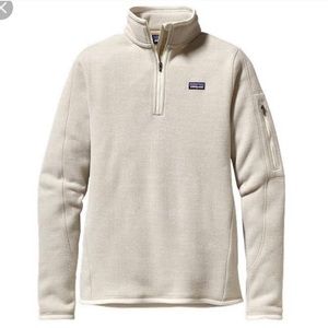 Patagonia Cream Half Zip Better Sweater